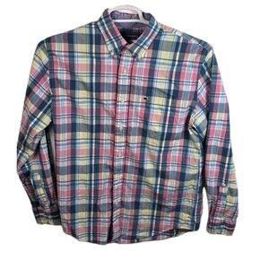 Crown And Ivy Men’s Small Classic Fit Multicolored Long Sleeve Button Down Shirt